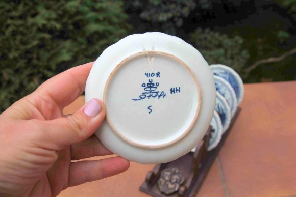 Набор антикварных блюдечек Делфт. Европа. Начало 20 века