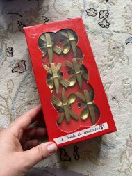 Винтажные латунные колечки для салфеток