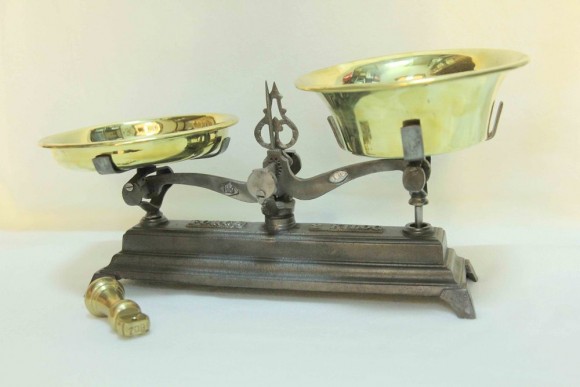 Старинные весы в прекрасно состоянии! начало 20 вв. Европа