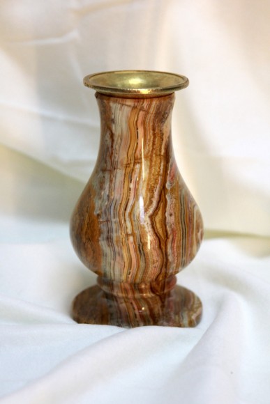 Винтажная ваза из оникса. Европа. Начало 20 века