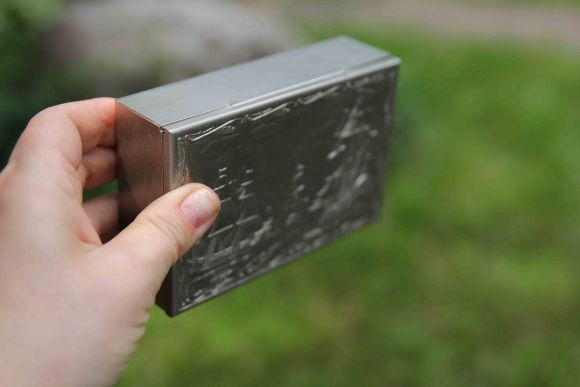 Витажная шкатулка с завораживающим морским пейзажем