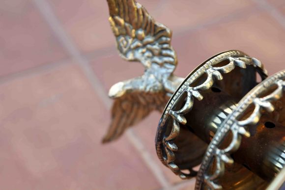 Старинный каретный фонарь - настенное бра