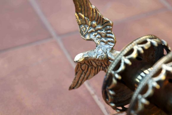 Старинный каретный фонарь - настенное бра