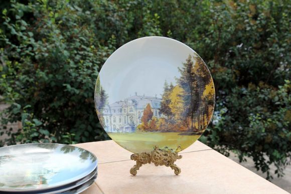 Лимитированная коллекция тарелок "парки и сады Дюссельдорфа"