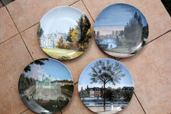 Лимитированная коллекция тарелок "парки и сады Дюссельдорфа"