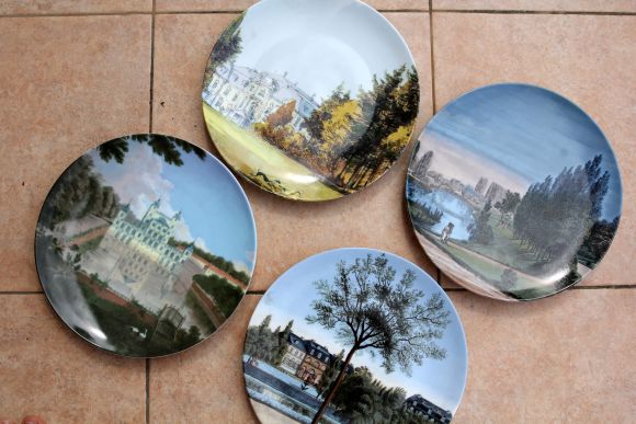 Лимитированная коллекция тарелок "парки и сады Дюссельдорфа"