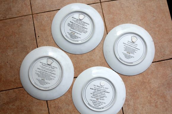 Лимитированная коллекция тарелок "парки и сады Дюссельдорфа"