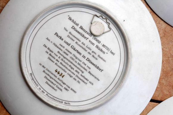 Лимитированная коллекция тарелок "парки и сады Дюссельдорфа"