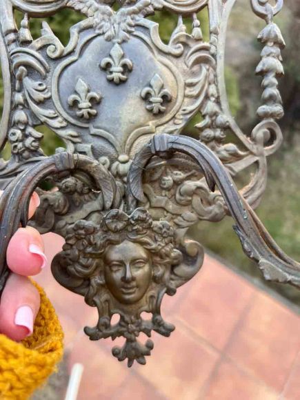 Старинные роскошные бра, Италия,19 век.