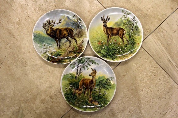 Коллекционный набор "Оленья семья". Европа. Начало 20 века