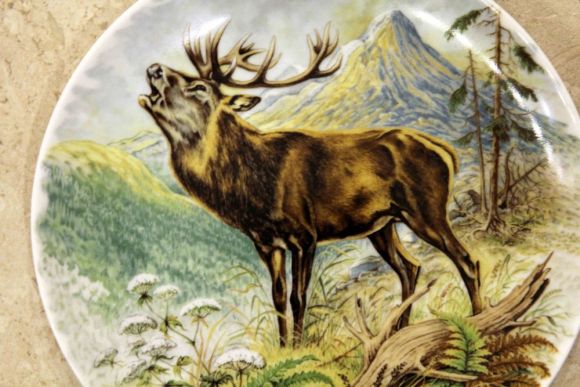 Коллекционный набор "Оленья семья". Европа. Начало 20 века