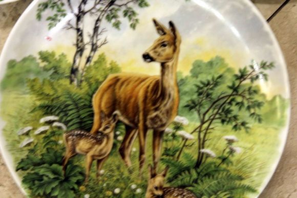 Коллекционный набор "Оленья семья". Европа. Начало 20 века