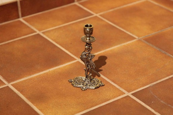 Винтажный подсвечник цапля - раритет. Европейское литье