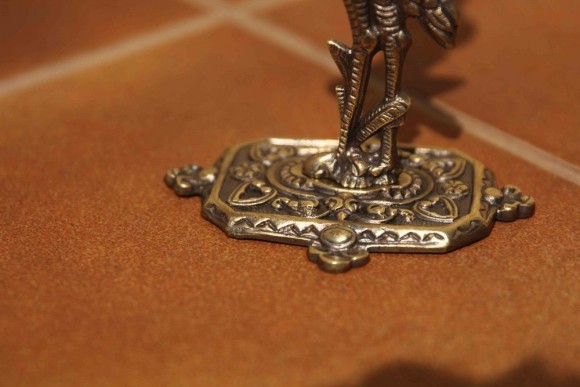 Винтажный подсвечник цапля - раритет. Европейское литье