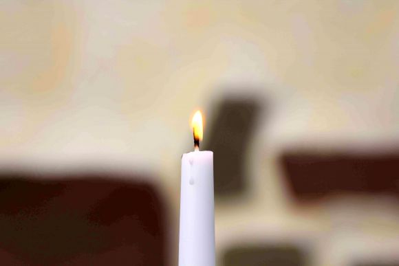 Латунный тяжелый подсвечник из Европы