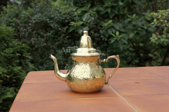 Интересный латунный чайник примерно на 700 г