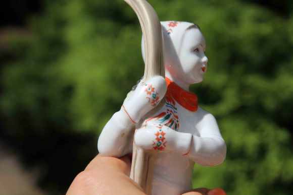 Статуэтка ЛФЗ «Лыжница». СССР