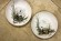Декоративные тарелки из серии "Птенцы и насекомые". Европа. Начало 20 века