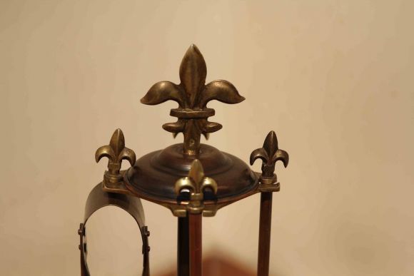 Каминный набор с царской лилией. Медь. Патина. Идеальное состояние Каминный набор с царской лилией. Медь. Патина. Идеальное состояние