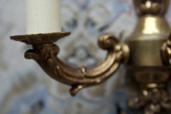 Миниатюрные бра с 2 свечами