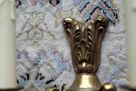 Миниатюрные бра с 2 свечами