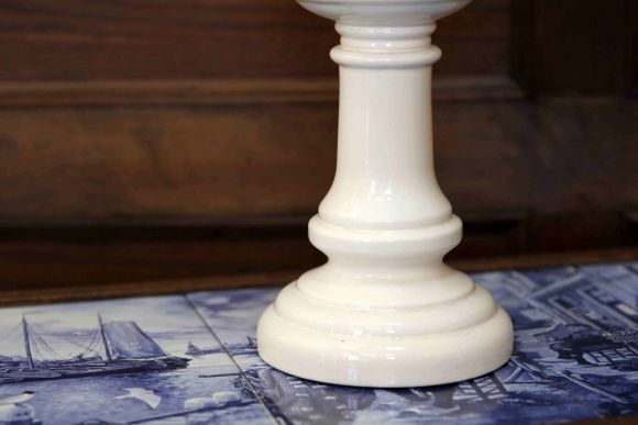 Шикарная керосиновая белая лампа DALFT