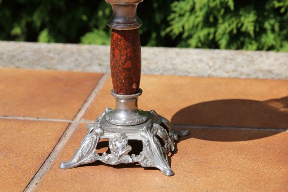 Антикварная керосиновая лампа. Европа. Начало 20 века