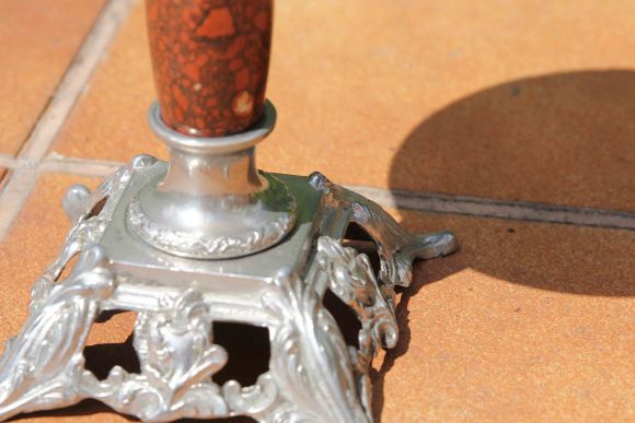 Антикварная керосиновая лампа. Европа. Начало 20 века