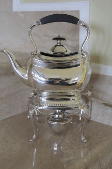 Старинная посеребренная бульотка. Европа. Середина 20 века