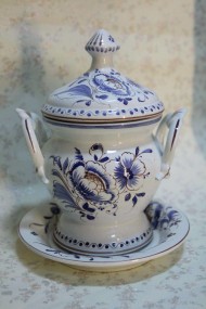 Антикварная вазочка ручная роспись. Португалия. Начало 20 века Антикварная вазочка ручная роспись. Португалия. Начало 20 века