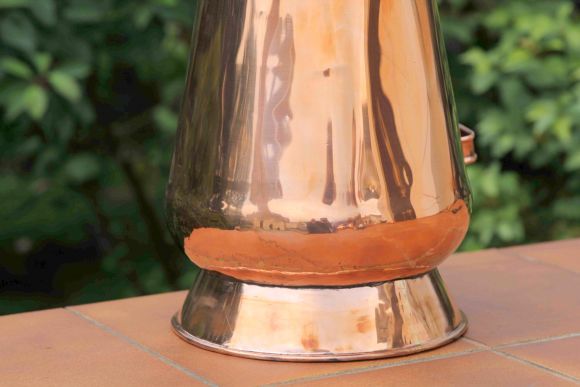 Блестящий винтажный зольник после полировки.Европа.Конец 19 века