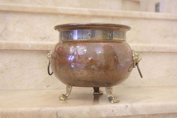 Медный чугунок на ножках. Европа. Начало 20 века