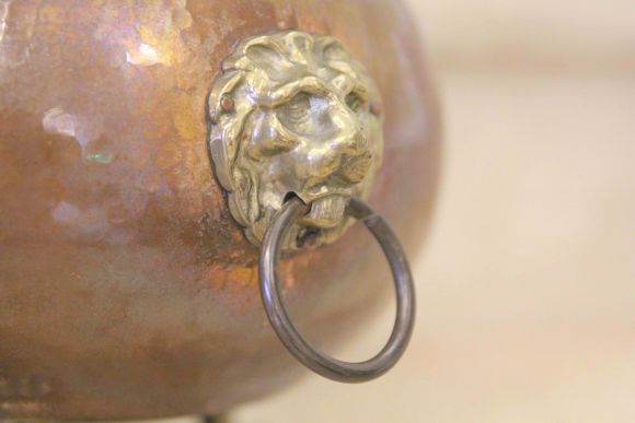 Медный чугунок на ножках. Европа. Начало 20 века