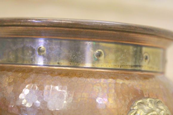 Медный чугунок на ножках. Европа. Начало 20 века