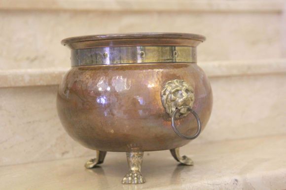 Медный чугунок на ножках. Европа. Начало 20 века