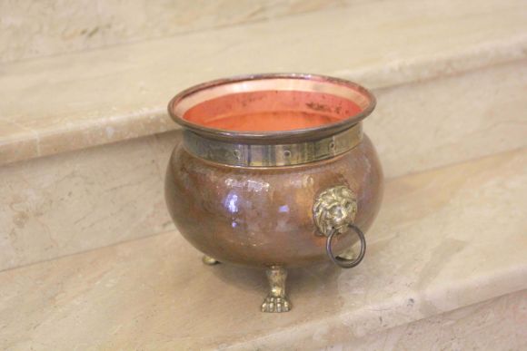 Медный чугунок на ножках. Европа. Начало 20 века