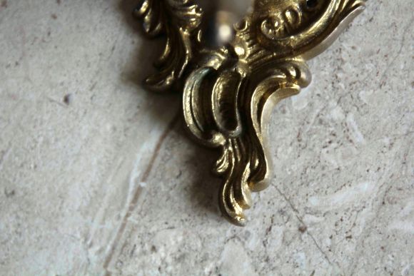 Изящные витиеватые бра в патине 