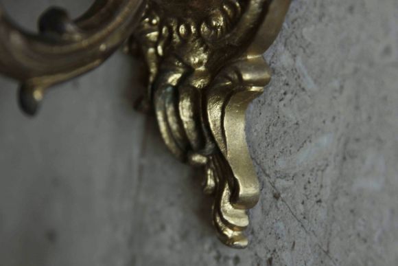 Изящные витиеватые бра в патине 