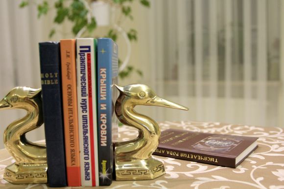 Интересные держатели для книг - BOOKEND