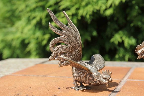 Роскошные статуэтки петушков. Европа. Начало 20 века