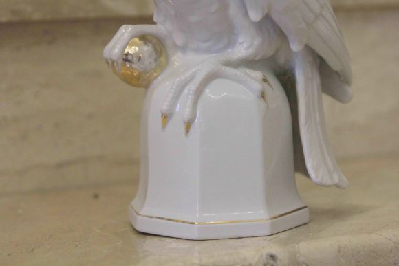 Фарфоровый попугай WKC. Европа. Начало 20 века