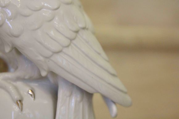 Фарфоровый попугай WKC. Европа. Начало 20 века