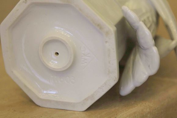 Фарфоровый попугай WKC. Европа. Начало 20 века