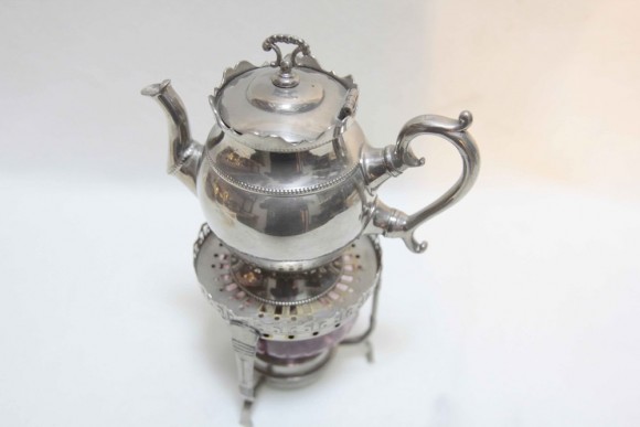 Антикварная бульотка со стеклянной колбой. Европа. Середина 20 века