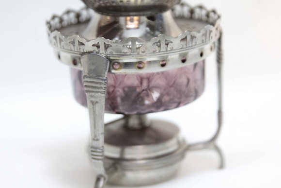 Антикварная бульотка со стеклянной колбой. Европа. Середина 20 века