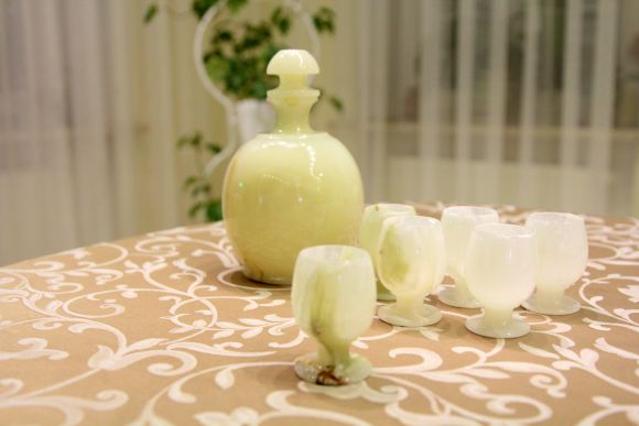 Набор для напитков из природного оникса