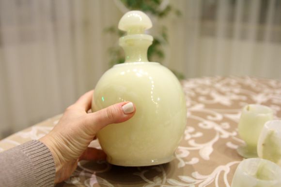 Набор для напитков из природного оникса