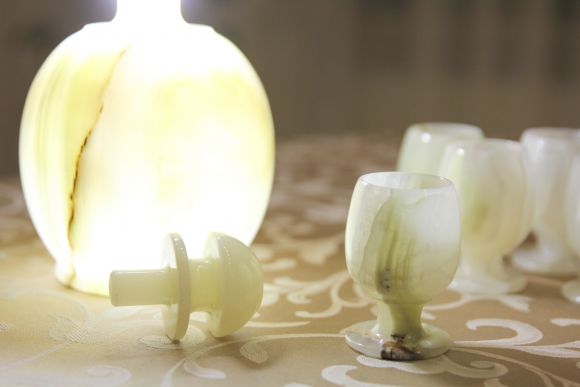 Набор для напитков из природного оникса