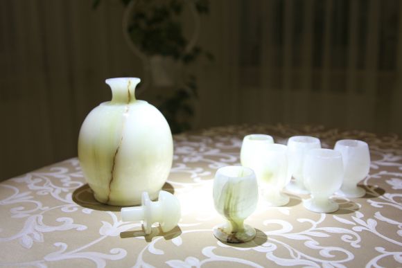 Набор для напитков из природного оникса