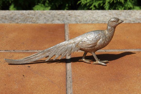 Антикварная статуэтка фазан. Европа. Начало 20 века